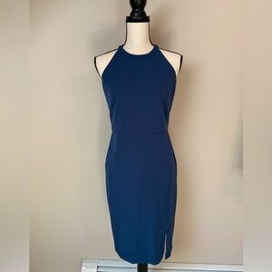 LOFT High Neck Halter Style Sleeveless Dress | Women's Sz 2